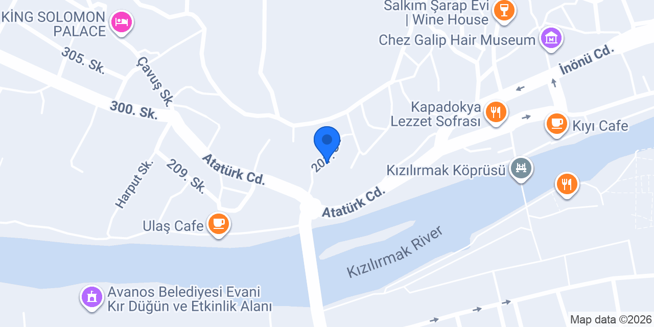 Avangart Otel konumu