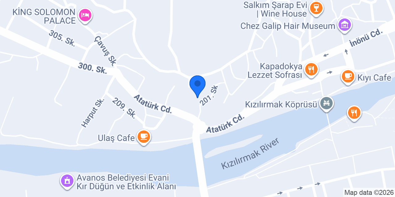 Bizim Ev Restaurant konumu