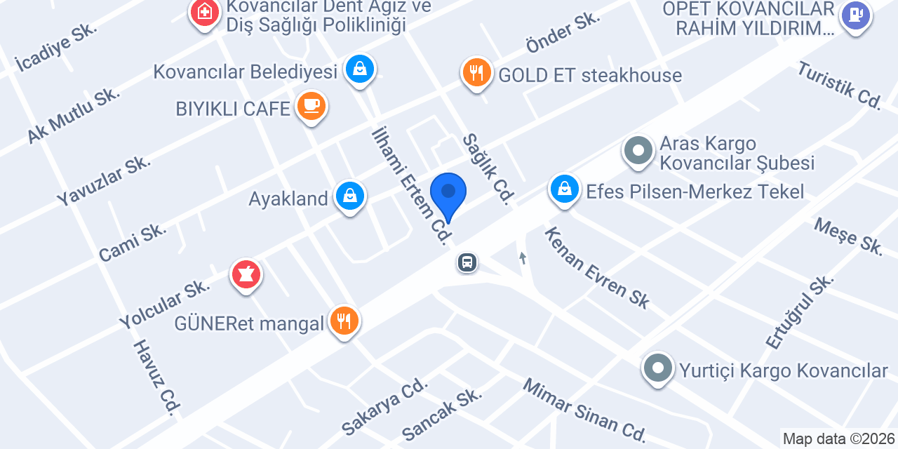 Özel Kovancılar Gazi Sürücü Kursu konumu