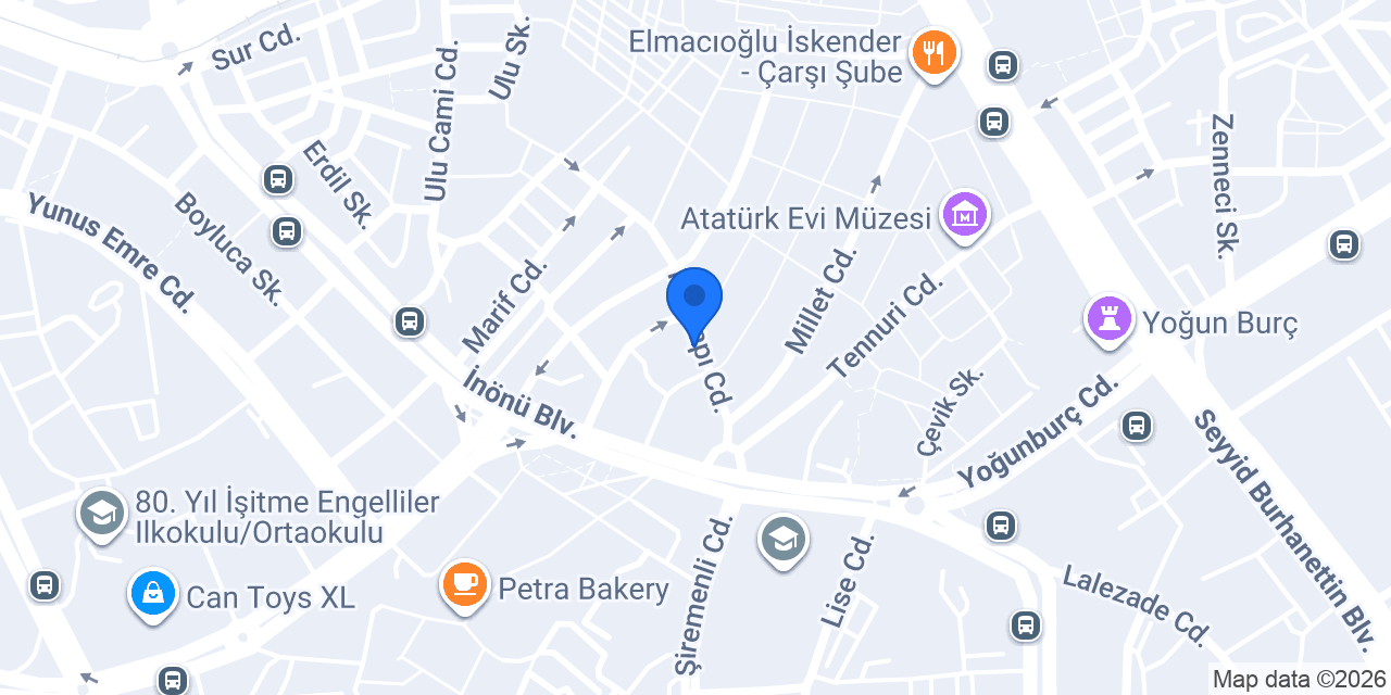 Vakıf Katılım Kayseri Şubesi konumu