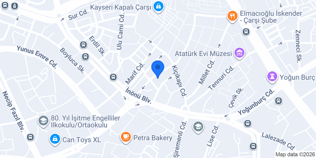 Badegül Ticaret konumu