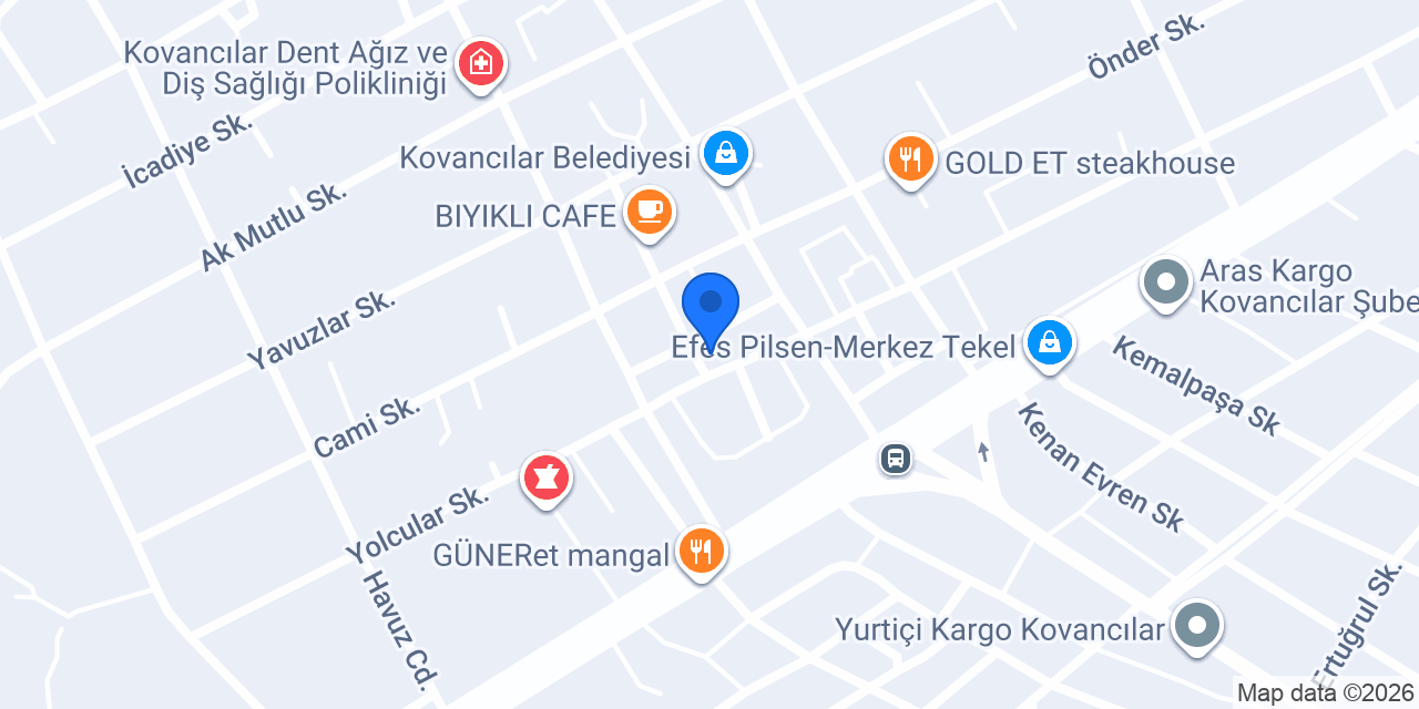 Kovancılar Noterliği konumu