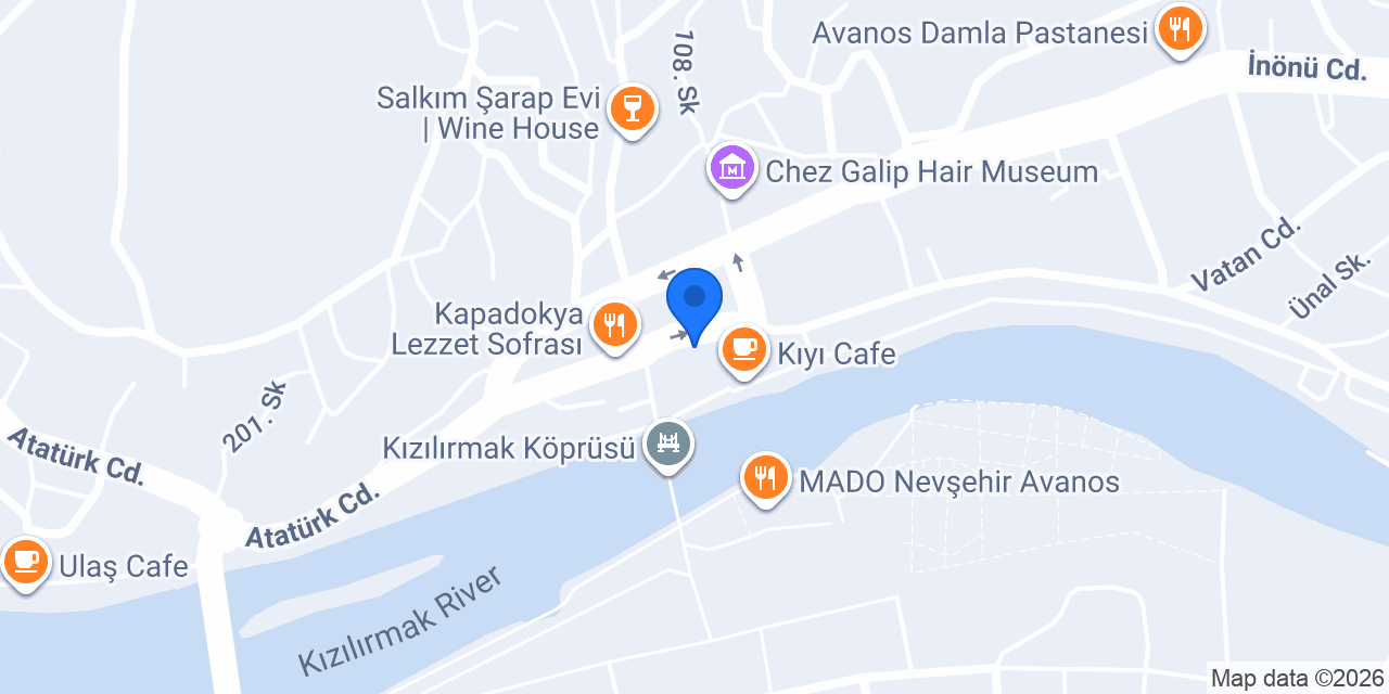 Ziraat Bankası Avanos/Nevşehir Şubesi konumu