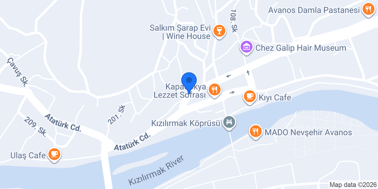 Avanos Sarraf konumu