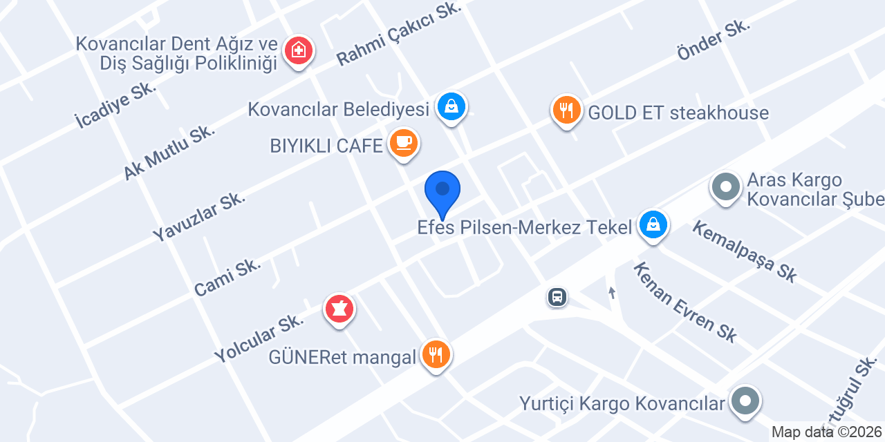 Birtat Döner Kovancılar konumu