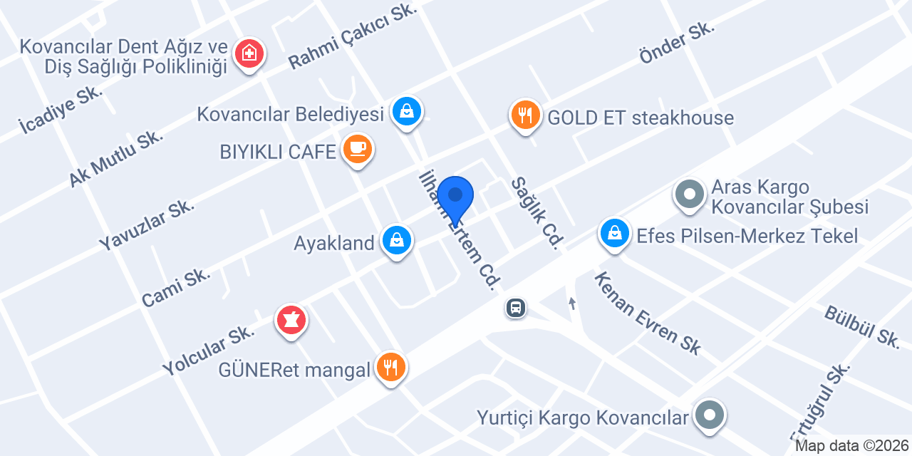 Kovancılar taksi konumu
