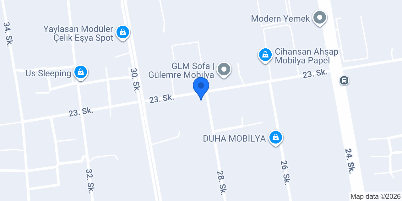 Modelka Çelik Kapı Sistemleri konumu
