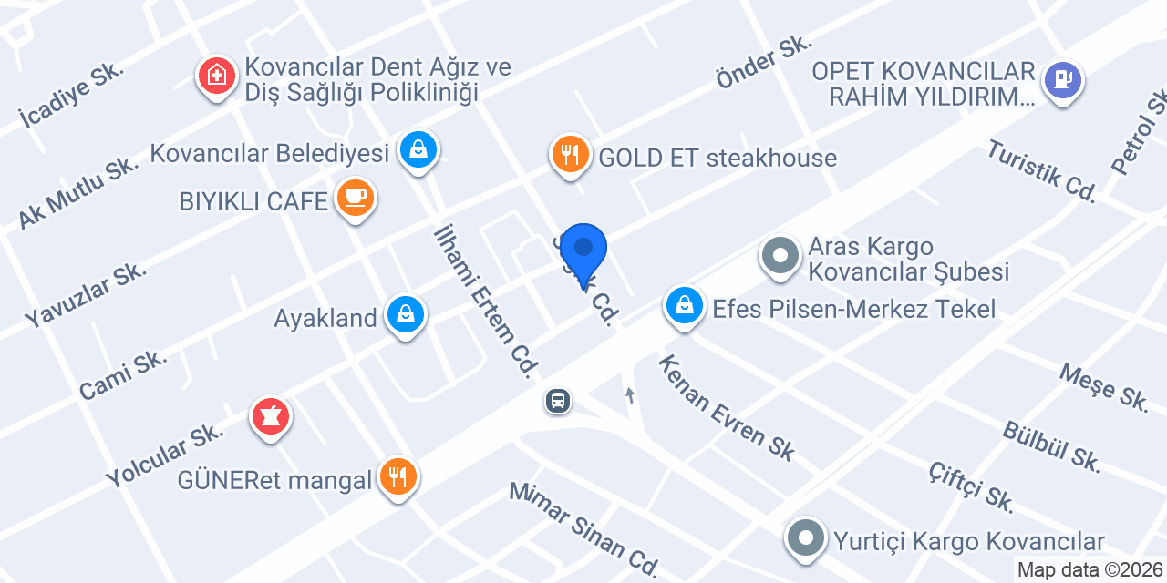 Özlem mobilya ve halı konumu