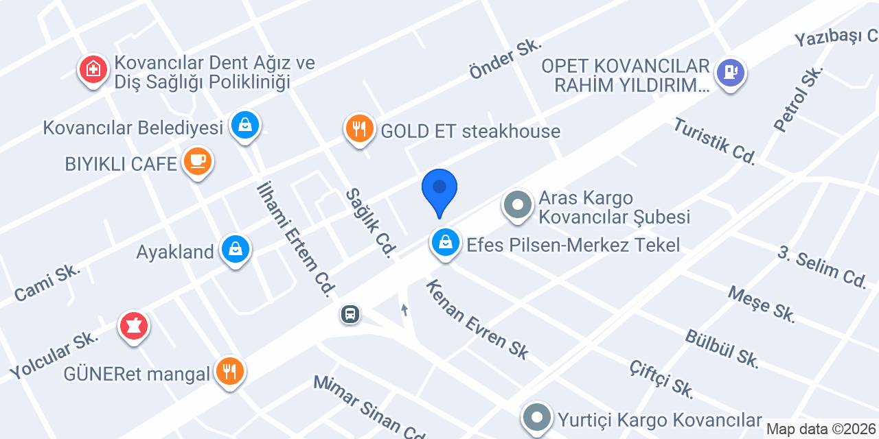 Has Elazığlılar Kovancılar konumu