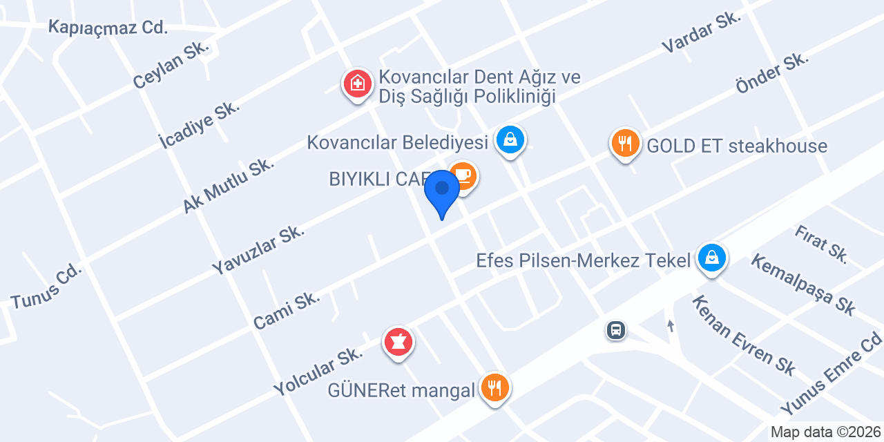 Balkaymak Dondurma konumu