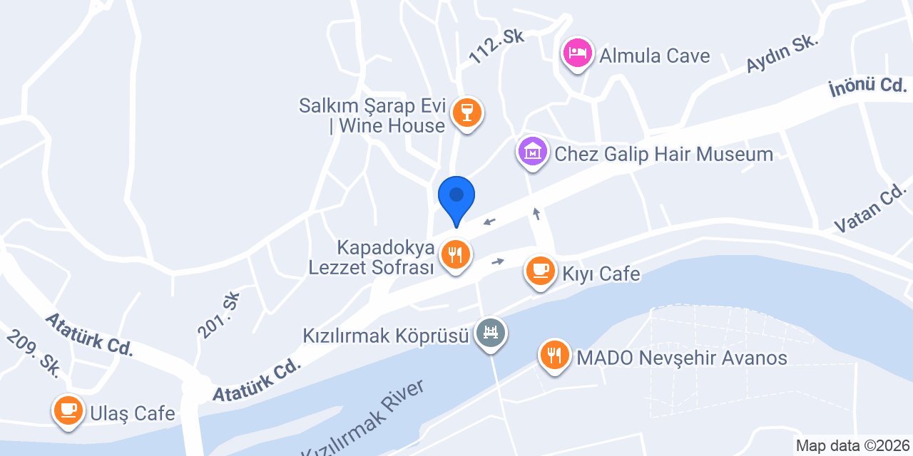 Avanos taksi adem&alper 7/24 konumu