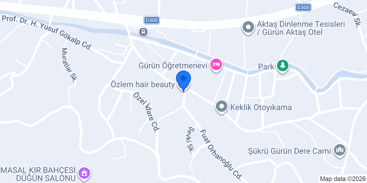 Özlem hair beauty konumu