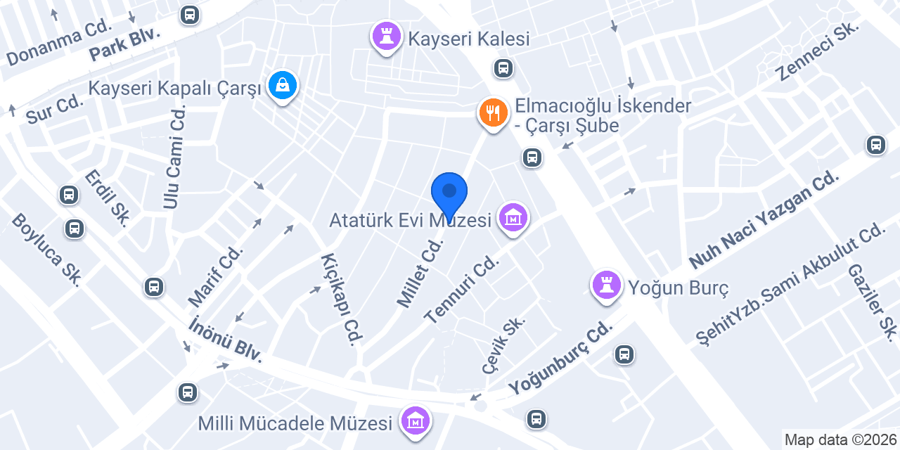 Ünlü Eczanesi konumu