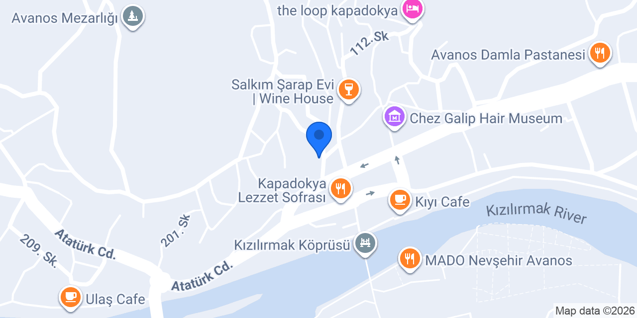 AVANOS RENT A CAR konumu