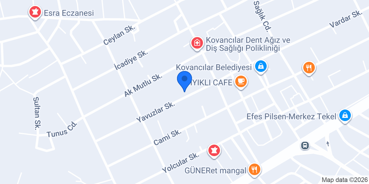 Maviş bayan kuaförü konumu