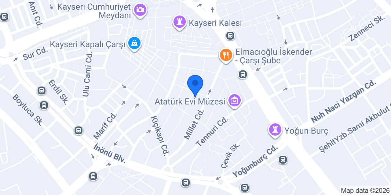 Osmanlı Sarraf Cadde Şube konumu