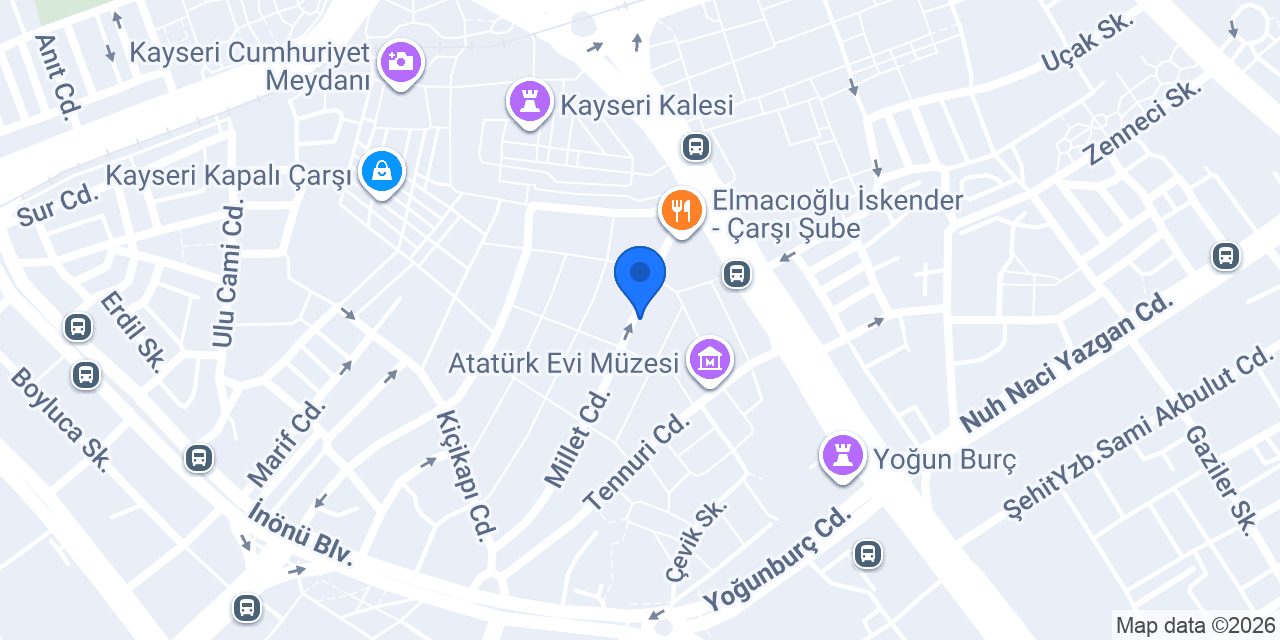 MURAT ÜNVER OPTİK konumu