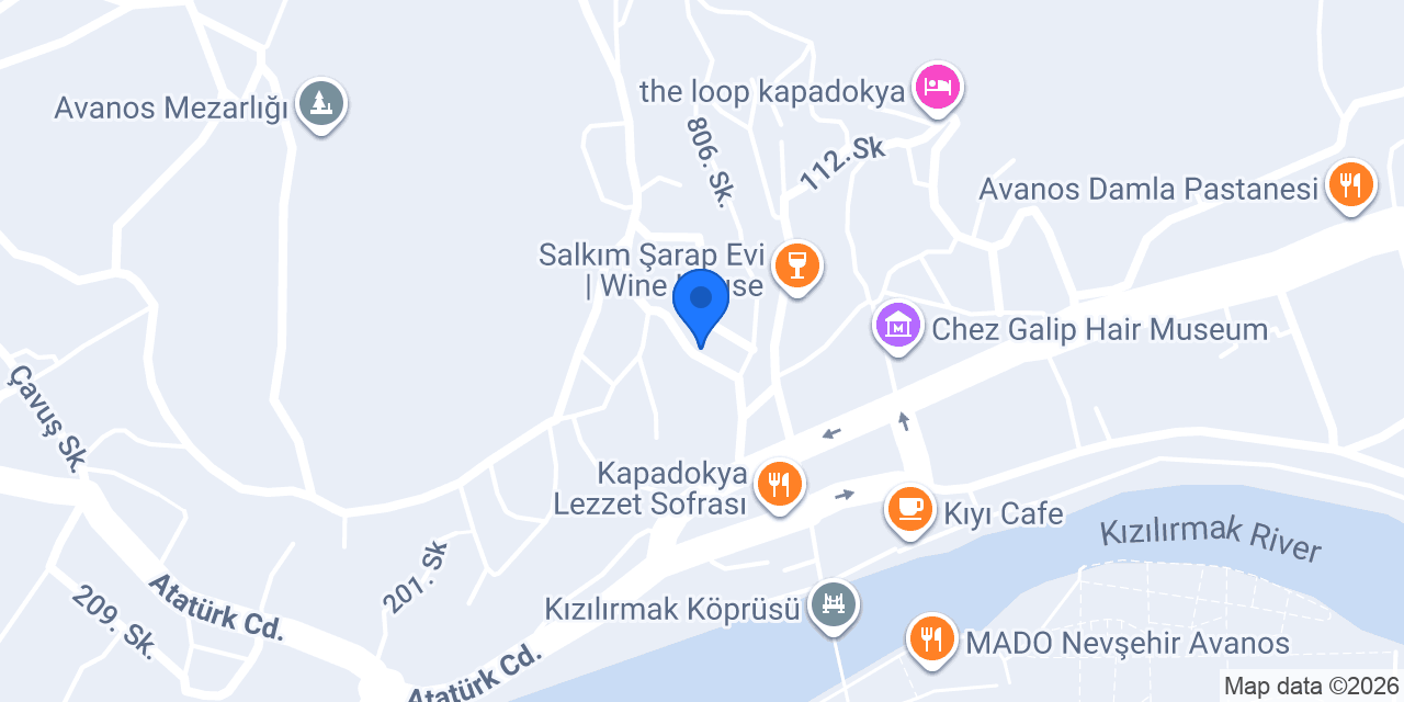 Yöresel Şarap Evi konumu