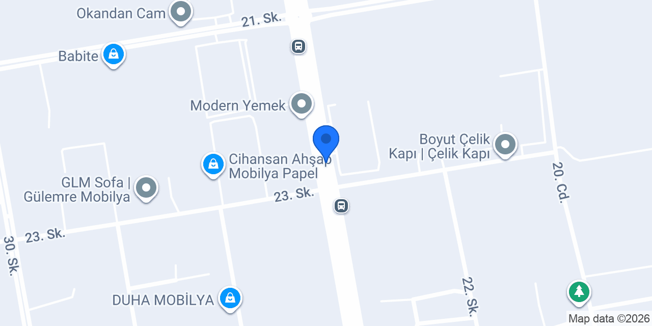 KTN Mobilya A.Ş. konumu