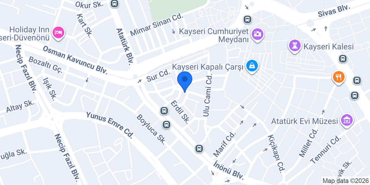 Öziş Hırdavat konumu