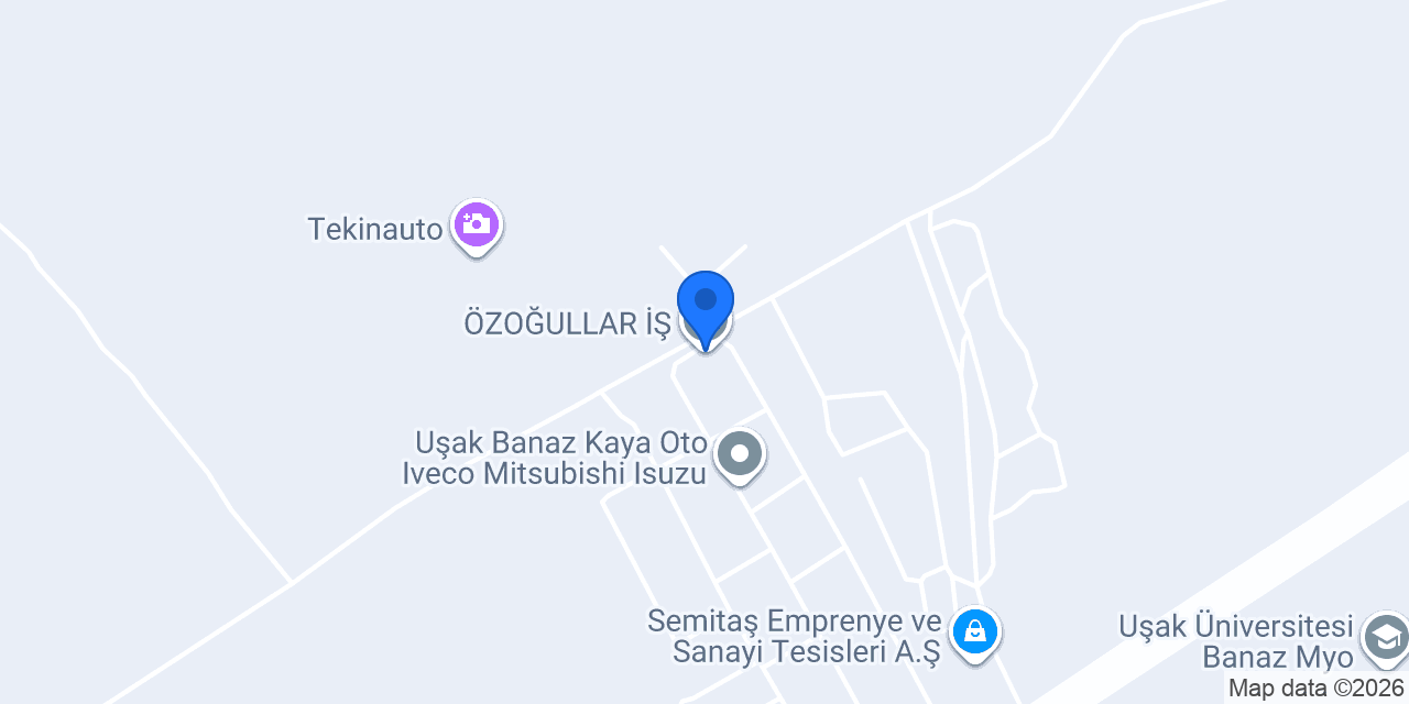 ÖZOĞULLAR İŞ MAKİNALARI 🏗️UŞAK/BANAZ🚜 konumu
