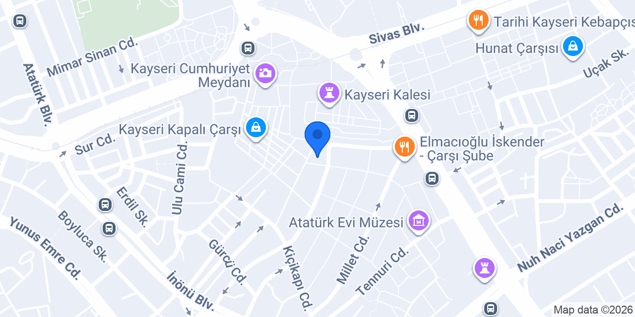 Başak Mücevherat konumu