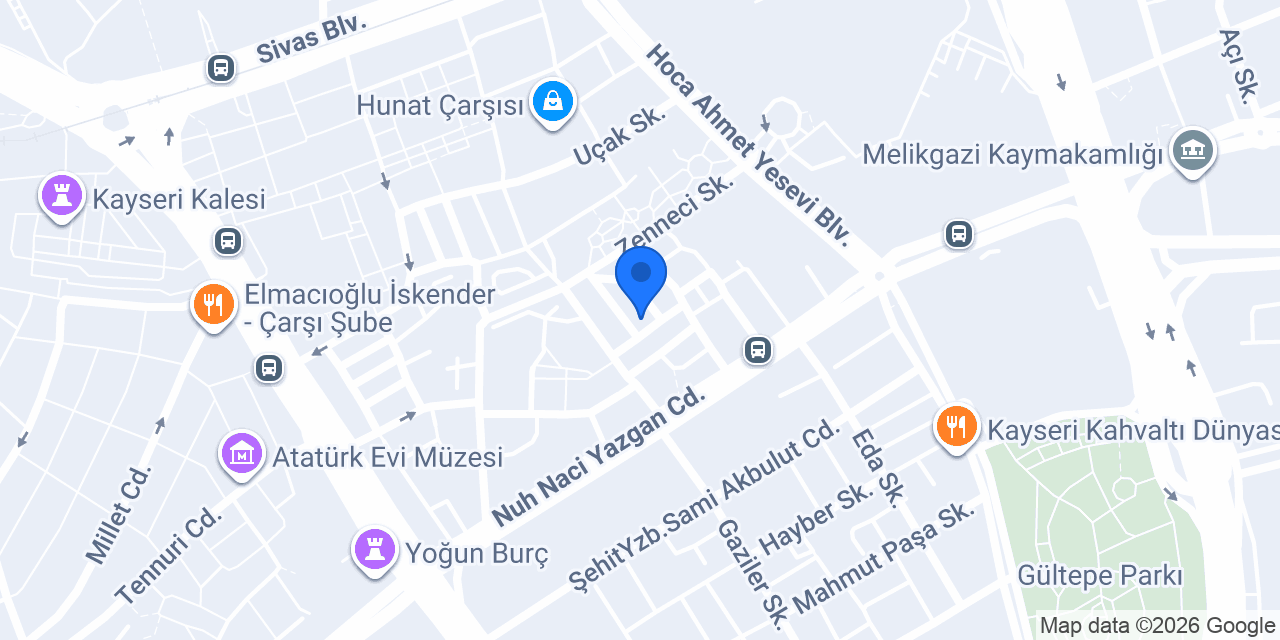 Öztat Pide Fırını konumu