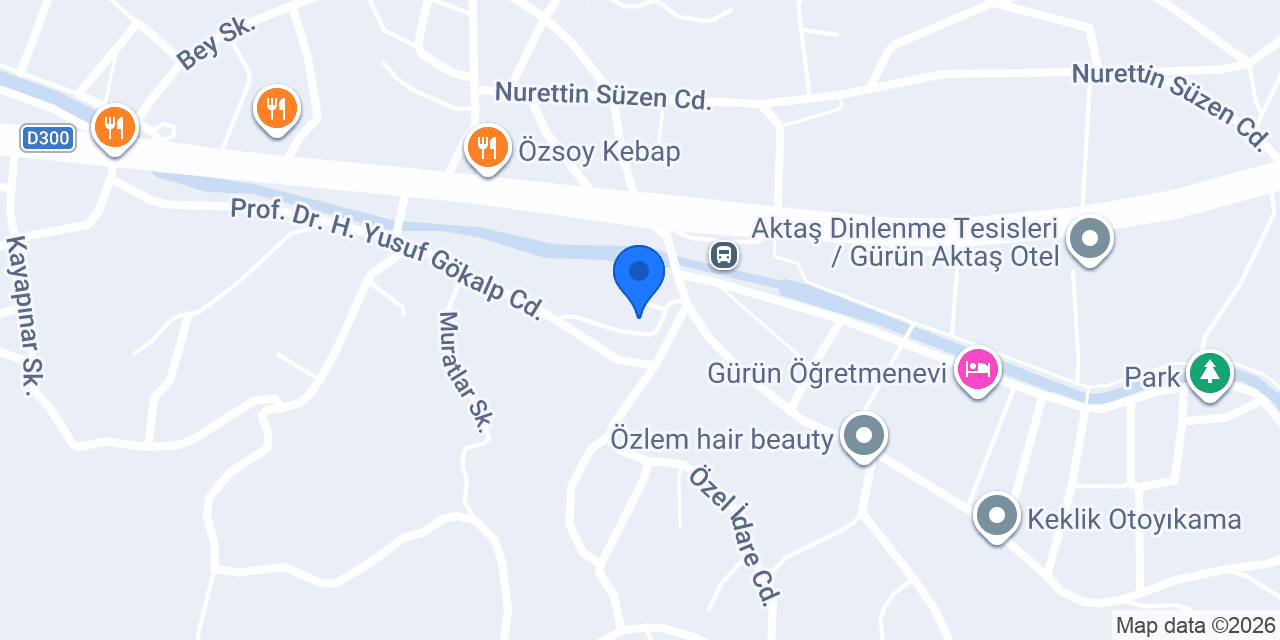 Gürün Kaymakamlığı konumu