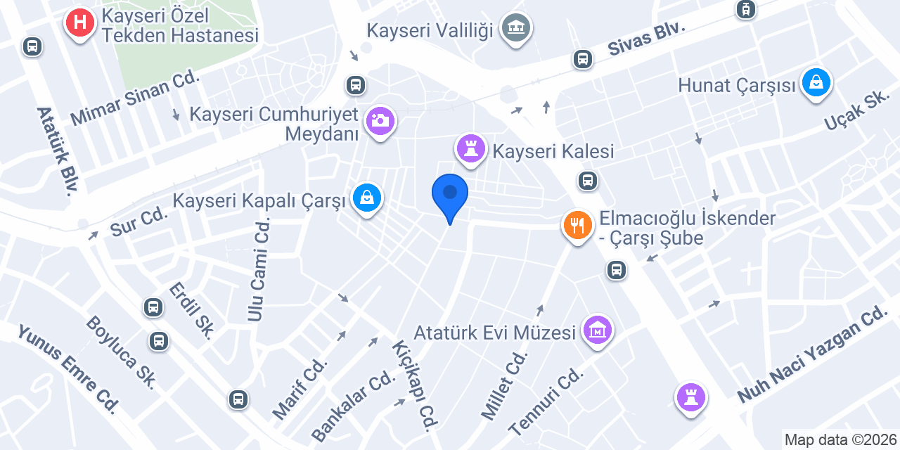 Kaplan Ofset Matbaa konumu