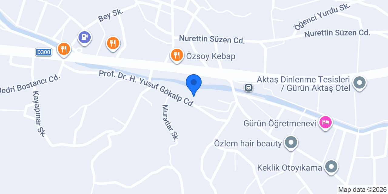 Gamze kuaför konumu