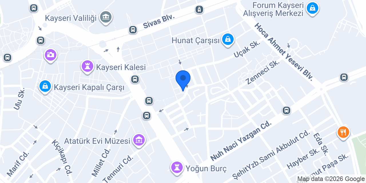 Hunat Izgara konumu