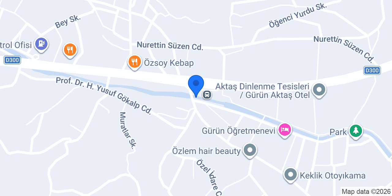 Terminal Taksi konumu