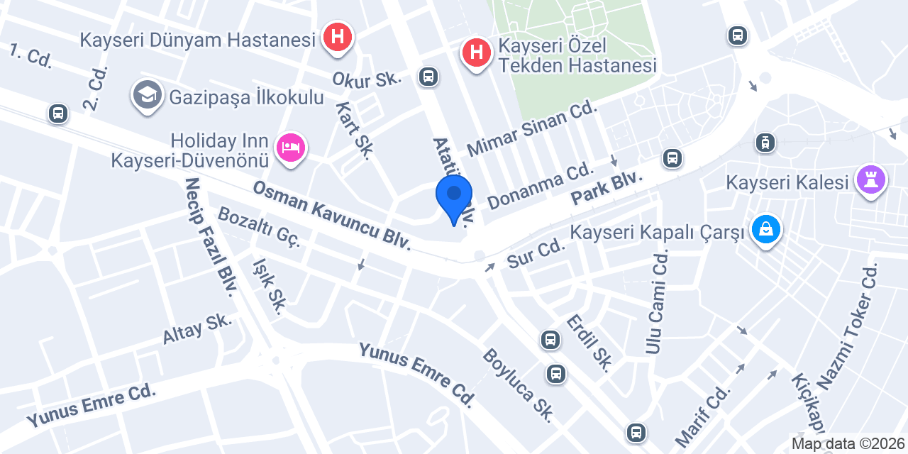Maide Pide Restaurant Kayseri konumu