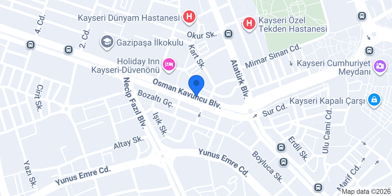 Özsu İnşaat konumu