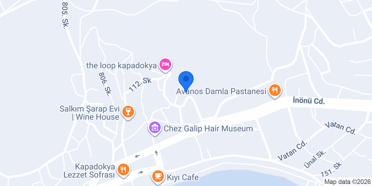 Mira Cappadocia Hotel konumu