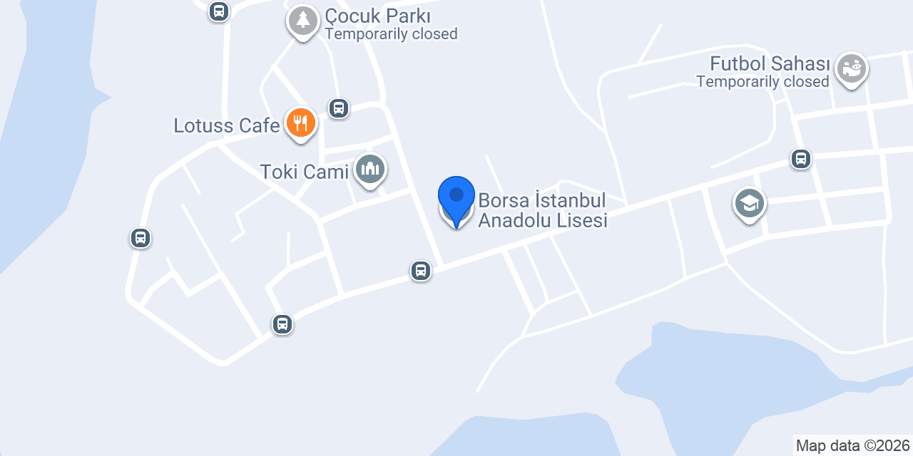 Borsa İstanbul Anadolu Lisesi konumu