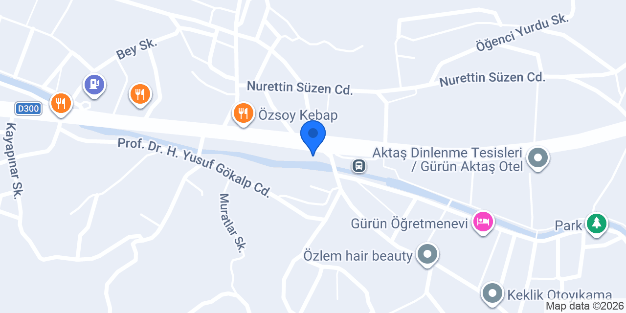 Gürün Taksi Duraği konumu