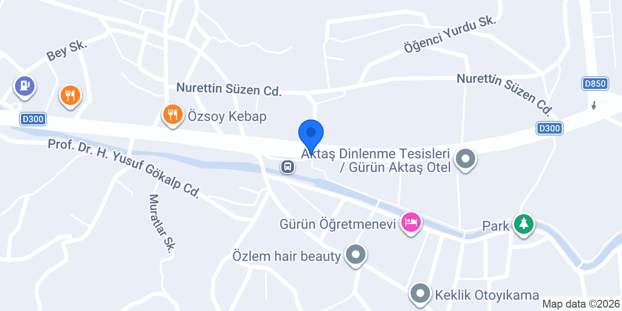 Gürün Taksi konumu