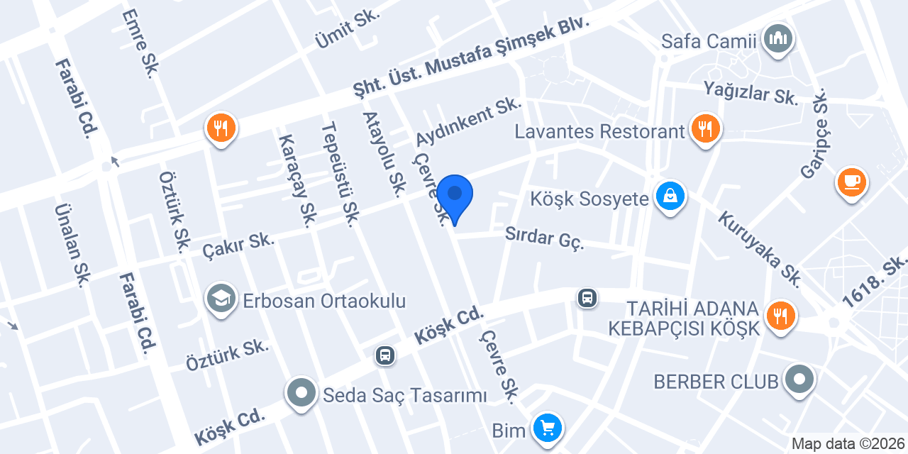 Profiterol Evi konumu