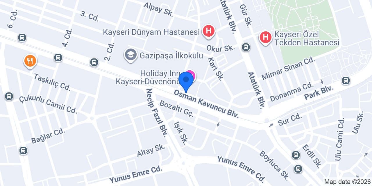 Big Chefs - Kayseri Şubesi konumu