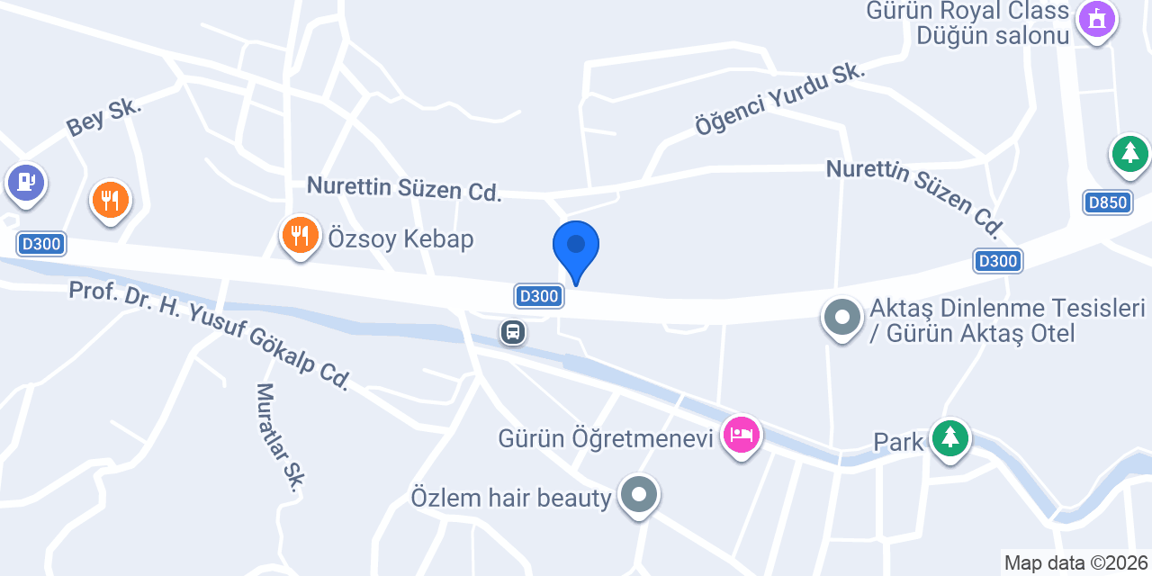 Gürün Başak Bulgur konumu