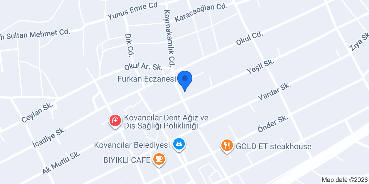 Şifa Eczanesi konumu