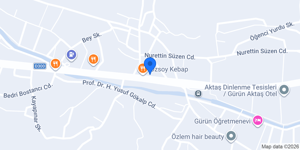 Aktan sigorta UZUN şubesi konumu