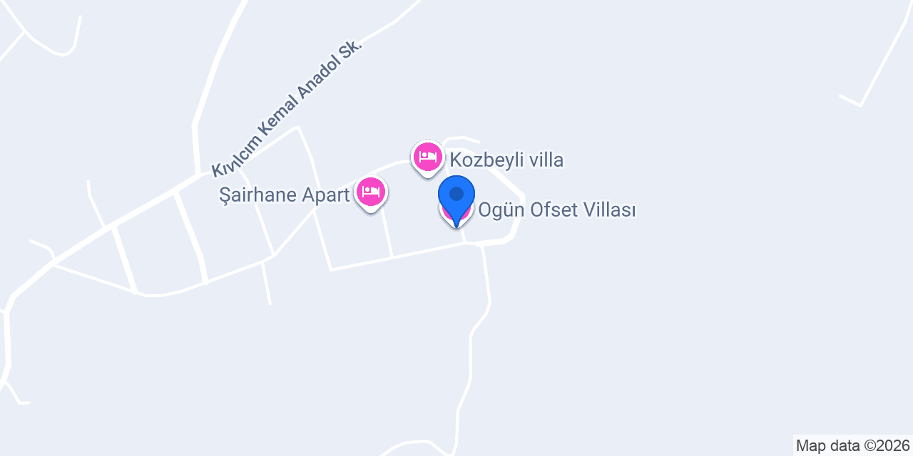 Ogün Ofset Villası konumu