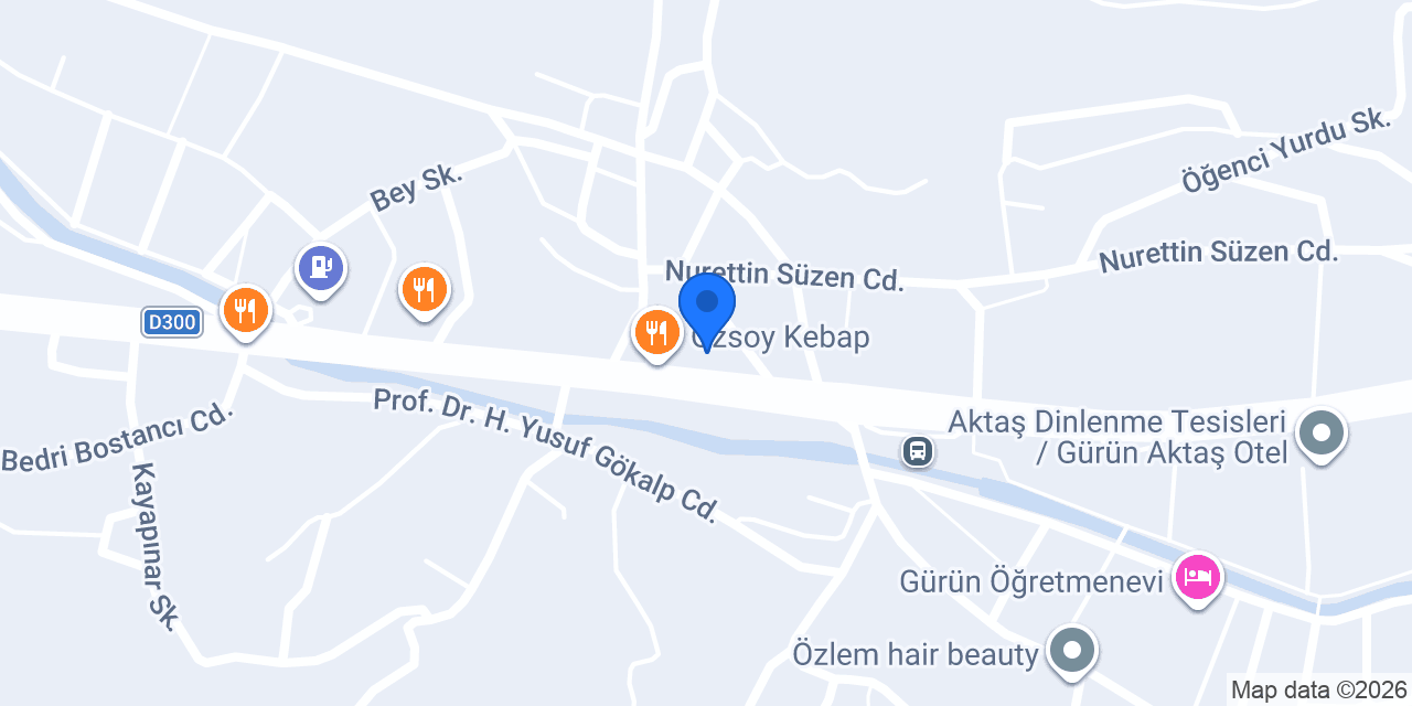 İhlas Pazarlama Gürün konumu