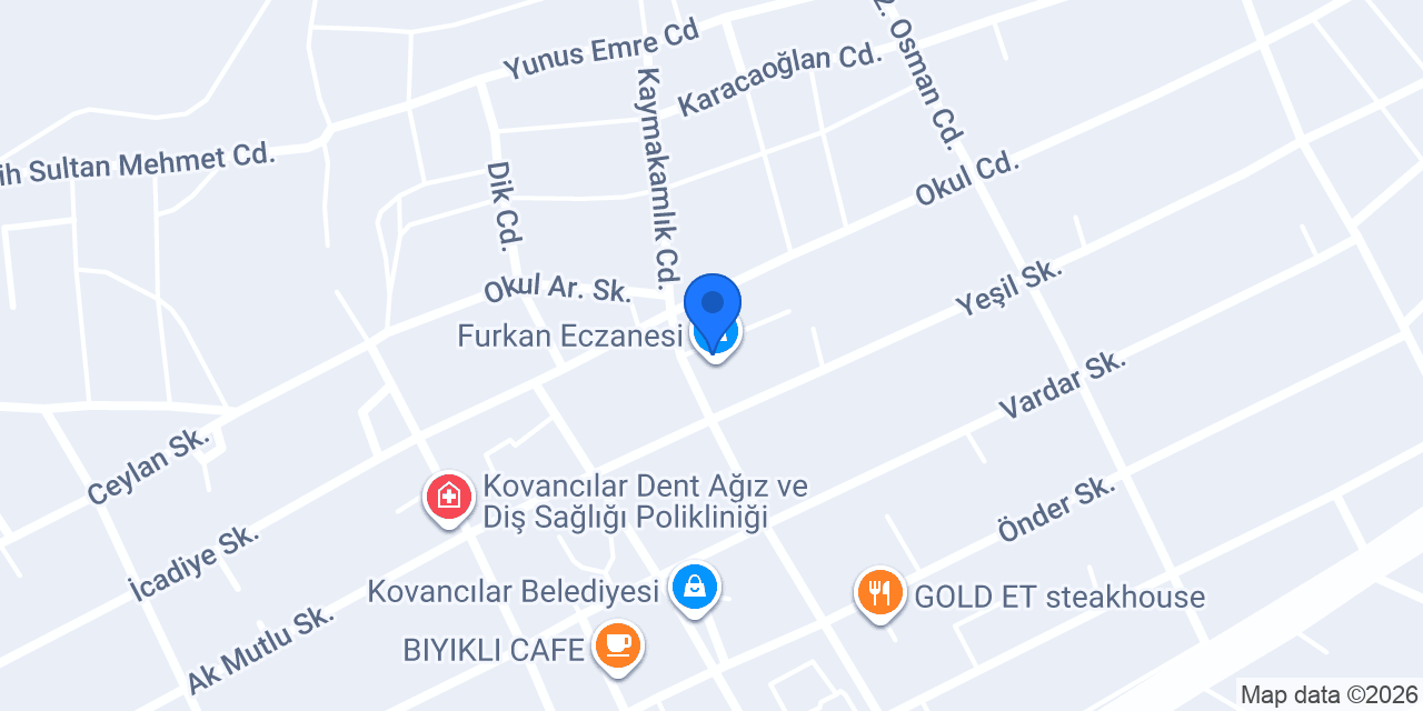 Kovancılar İlçe Müftülüğü konumu