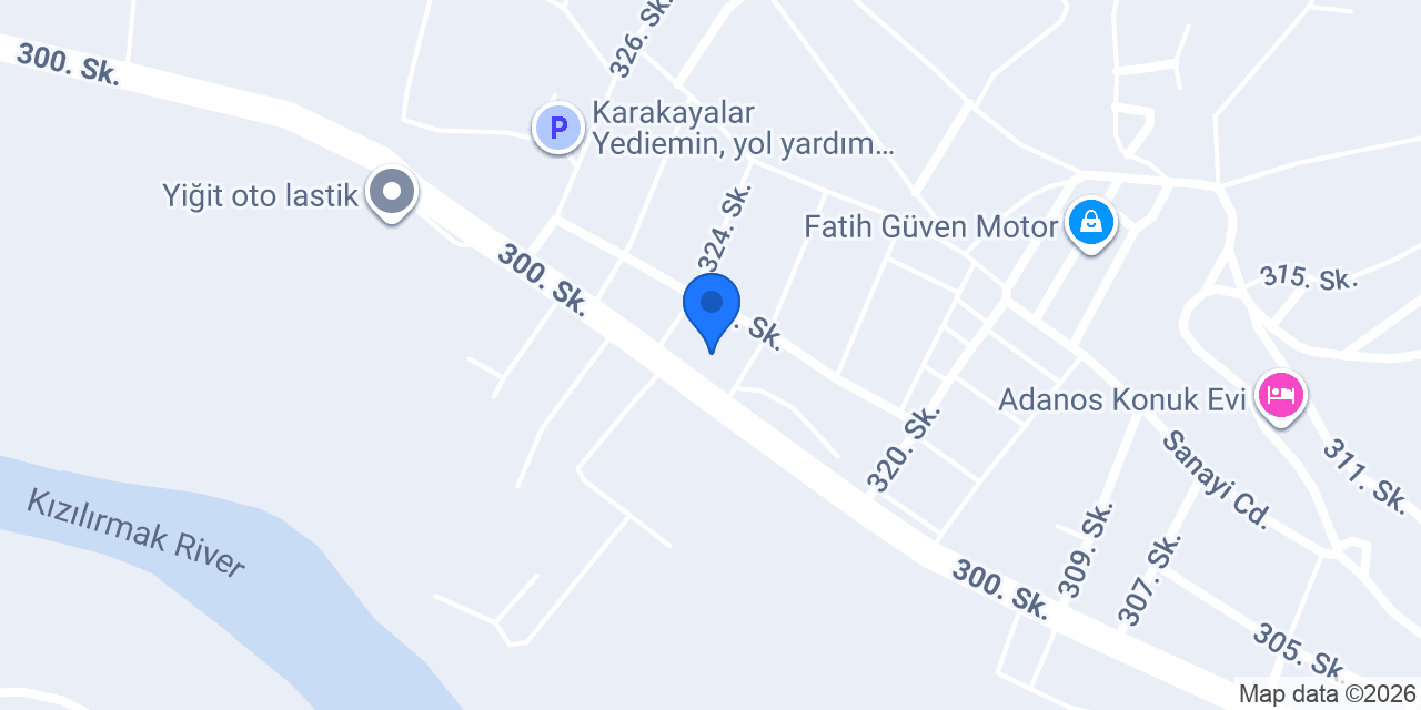 Kral oto elektrik avanos konumu