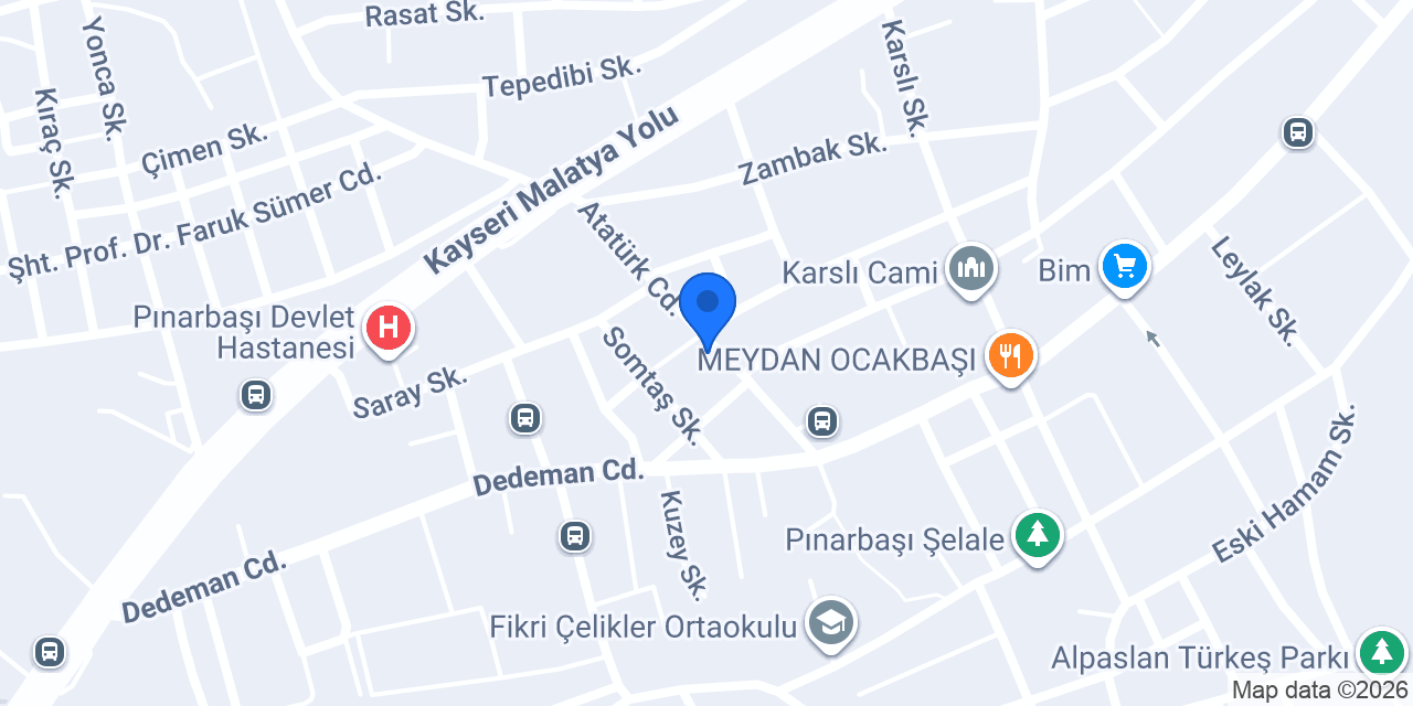 Candemir Bıçak konumu