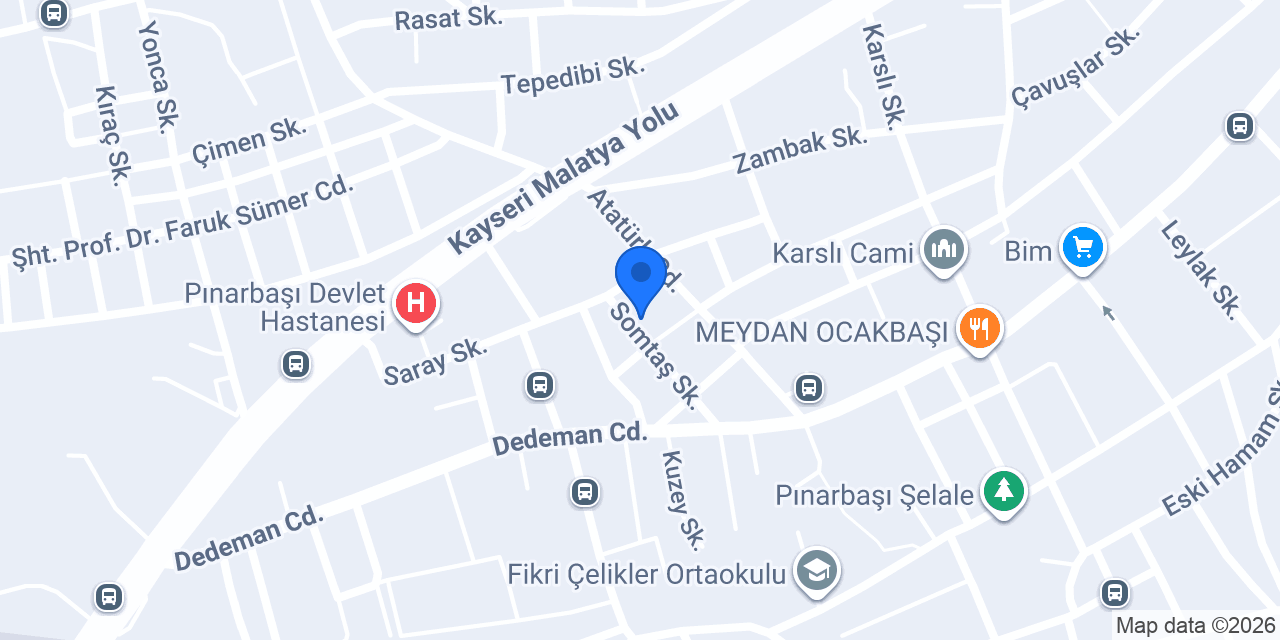 Öztürk Alabalık konumu