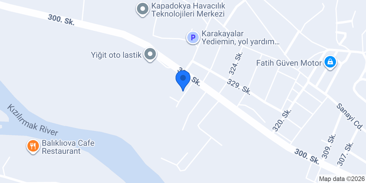 Avanos Oto Servisi konumu
